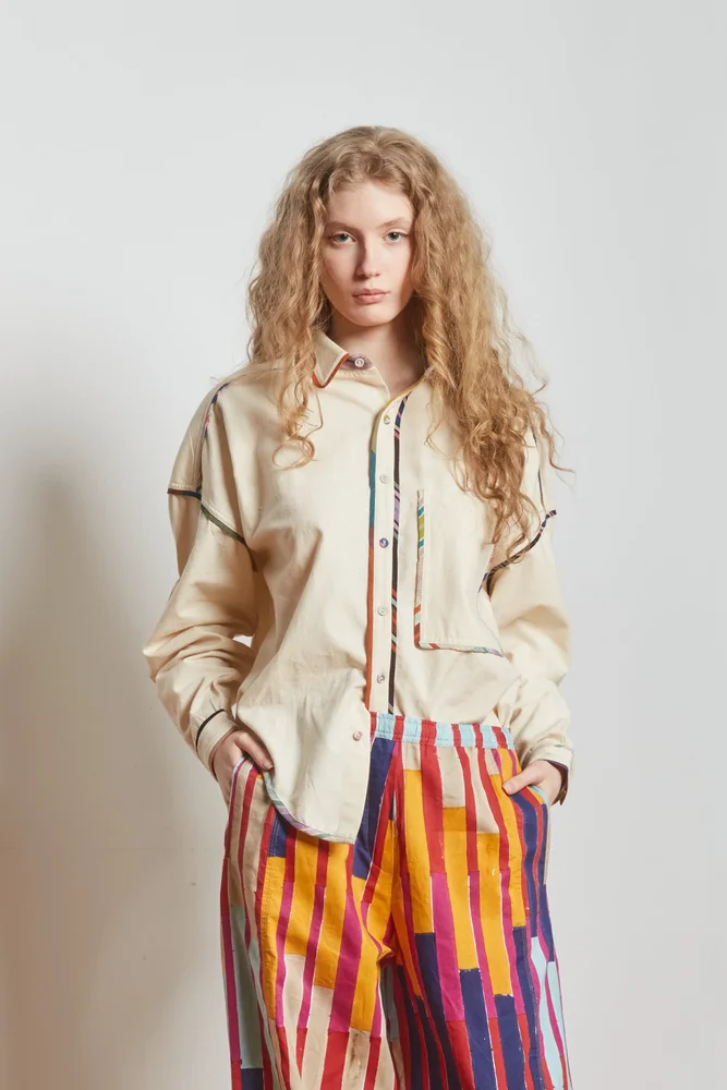ARTIST SHIRT | IVORY MULTI