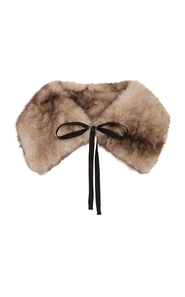 Eliza Faux Mink Fur Collar