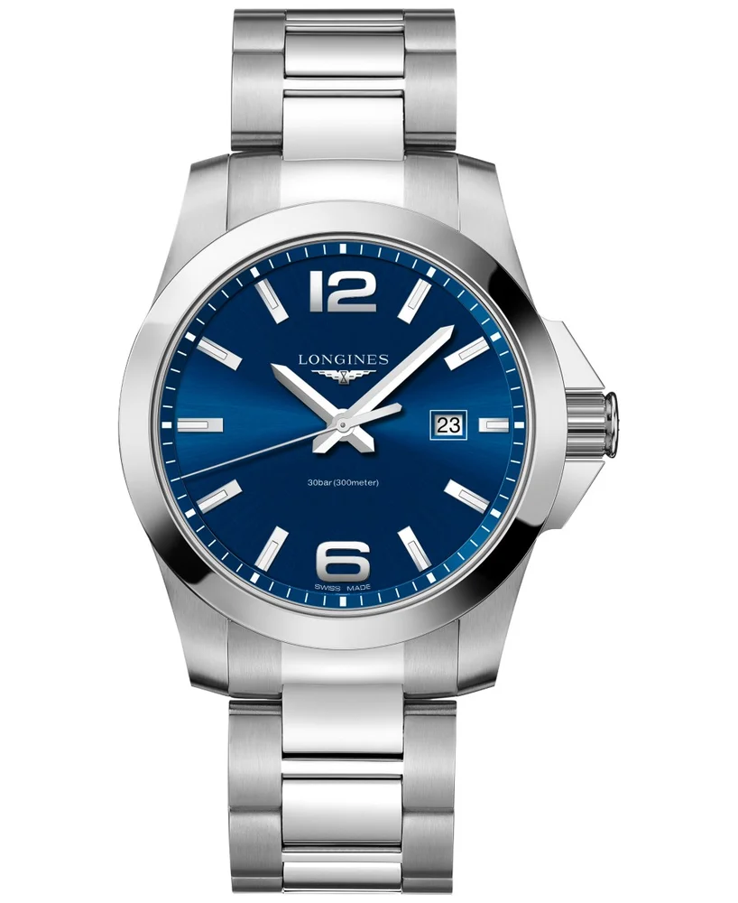 Conquest Stainless Steel Bracelet Watch