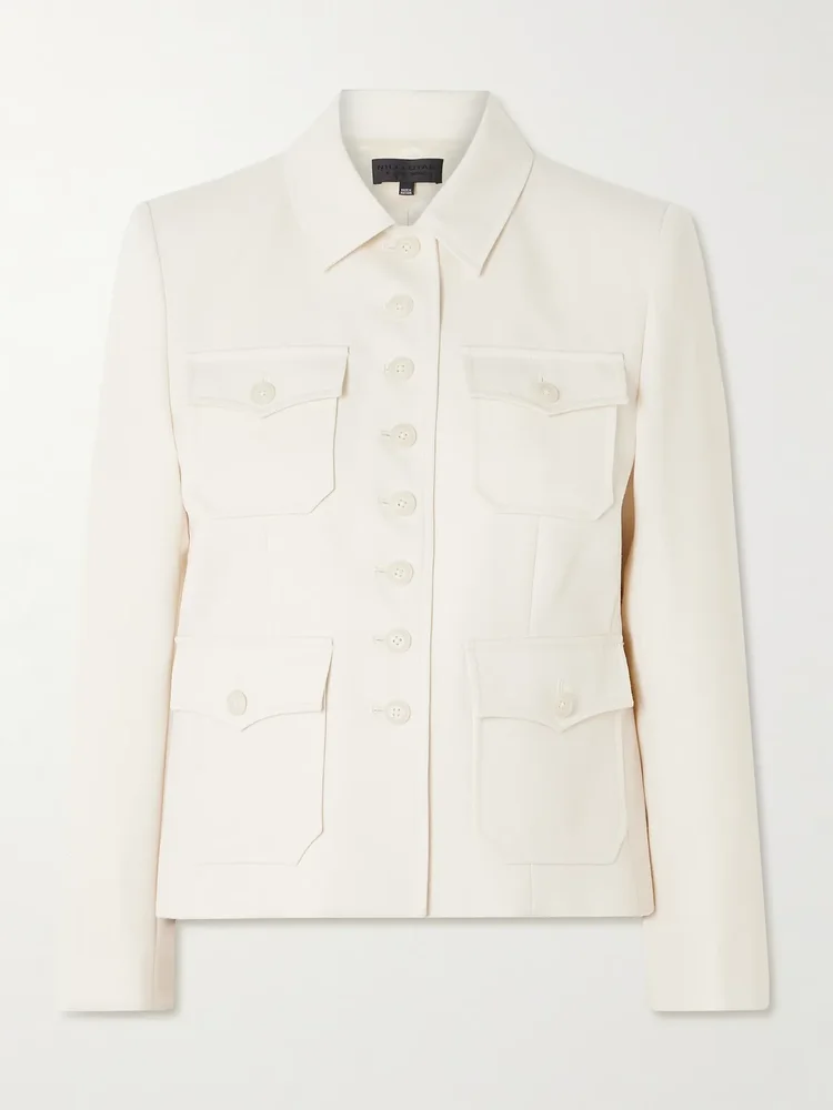 Jamison wool-twill jacket