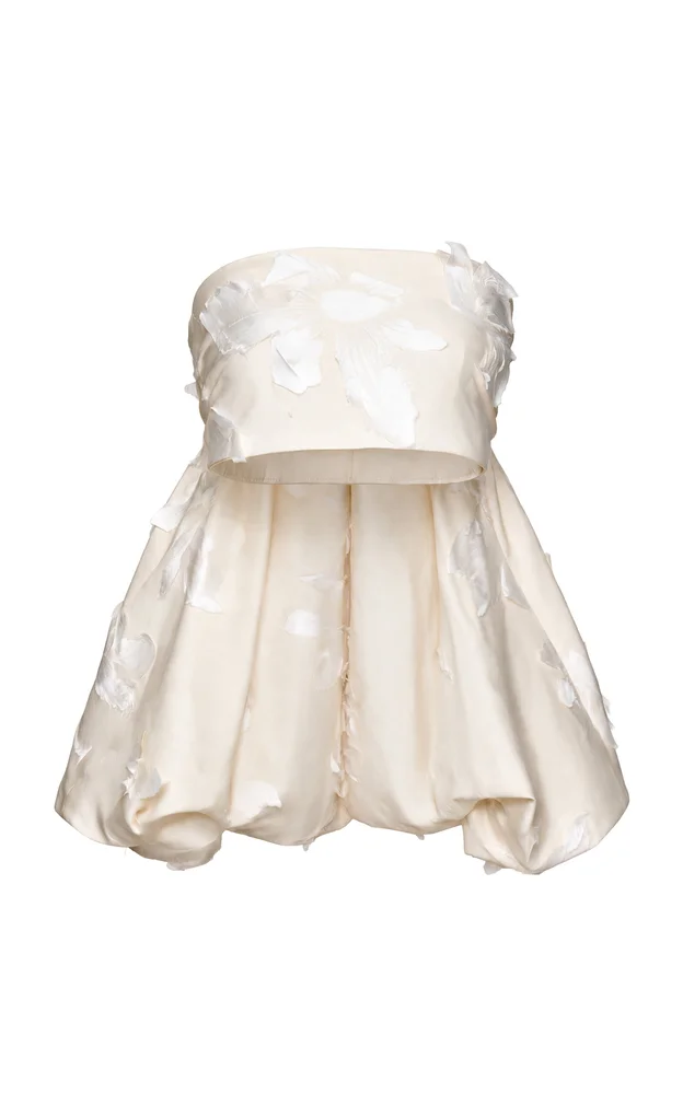 Bandeau Cotton-Blend Top