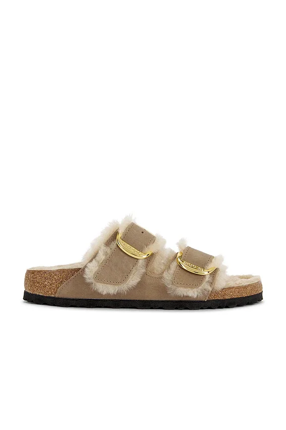 BIRKENSTOCK Arizona Big Buckle Shearling Sandal