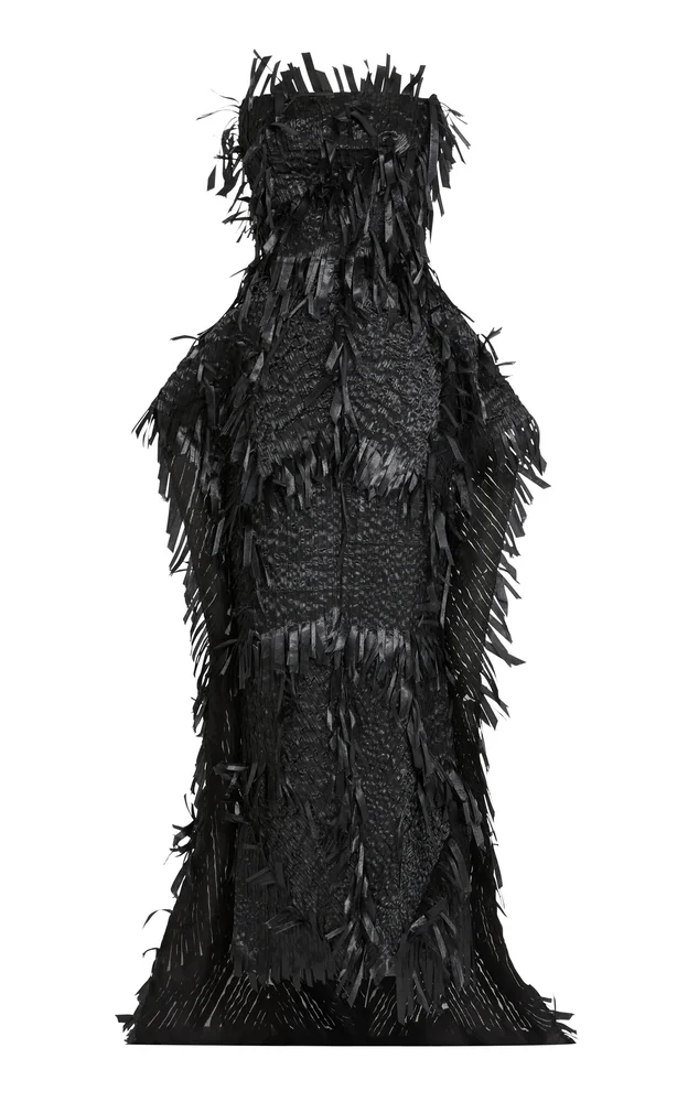 Plume Silk Gown