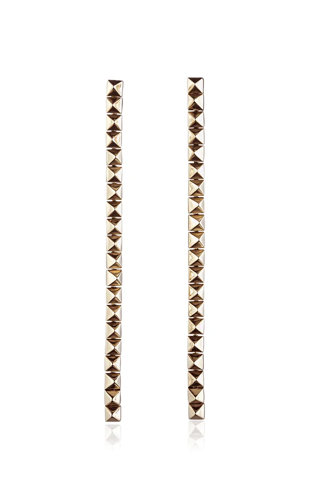 Pyramid Drop Earrings