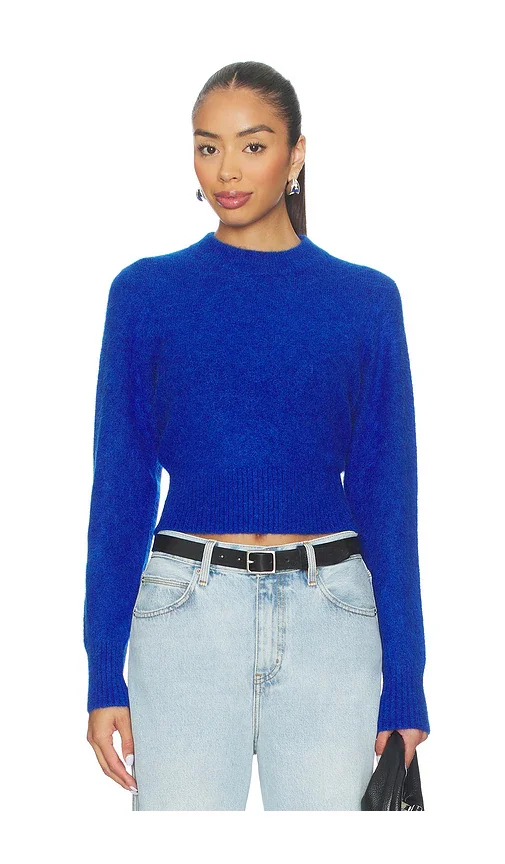 Sara Shrunken Crewneck Sweater PISTOLA