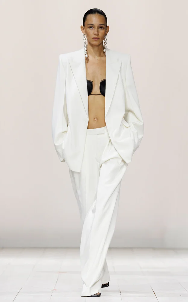 Tailored Wool Mohair Jacket