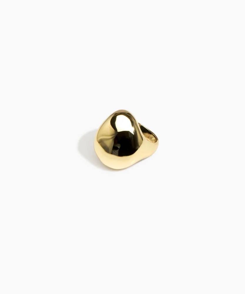 Metal Temple Ring