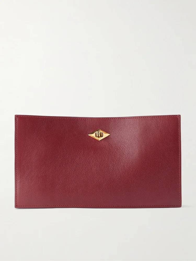 Leather clutch