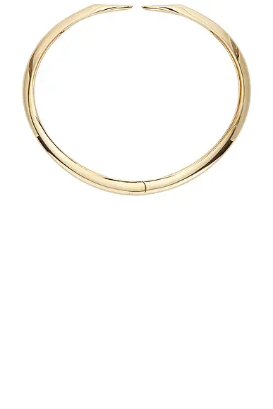 Pinch Golden Torque Necklace