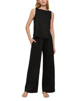 Linen Crop Tank & Linen Pants