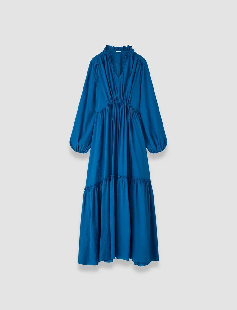 Lotus Textured Silk Dress