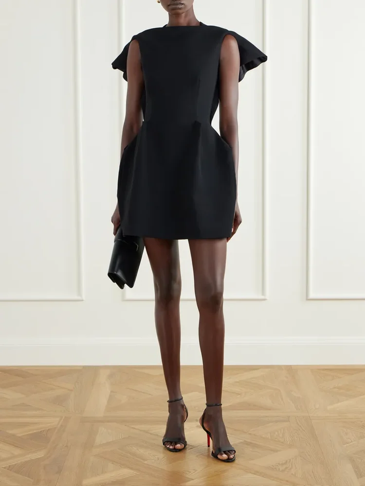 Forge crepe mini dress