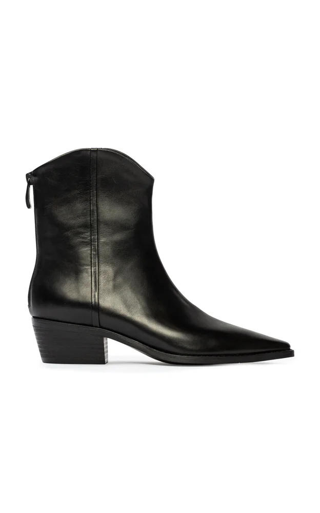 Reed Leather Ankle Boots