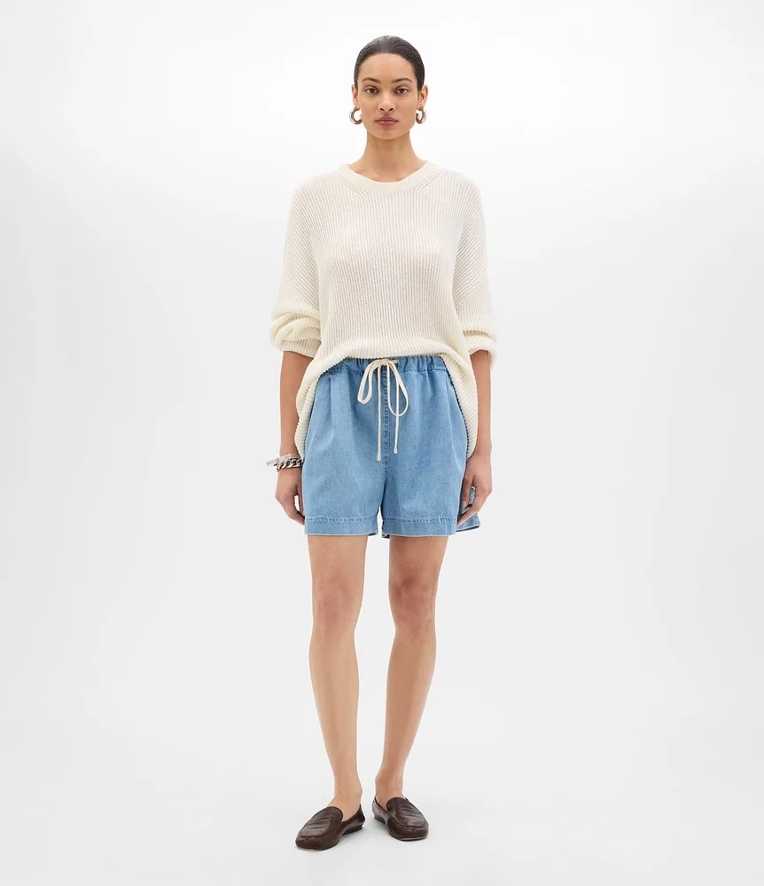 Chambray Drawcord Short