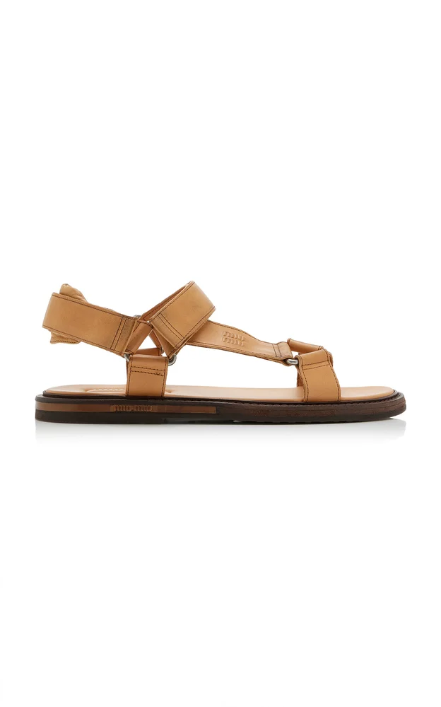 Slingback Leather Sandals