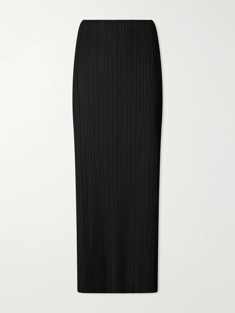 July plissé midi skirt