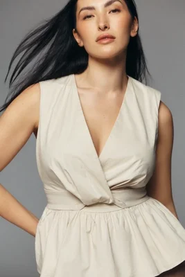 Chance Strapless Peplum Top