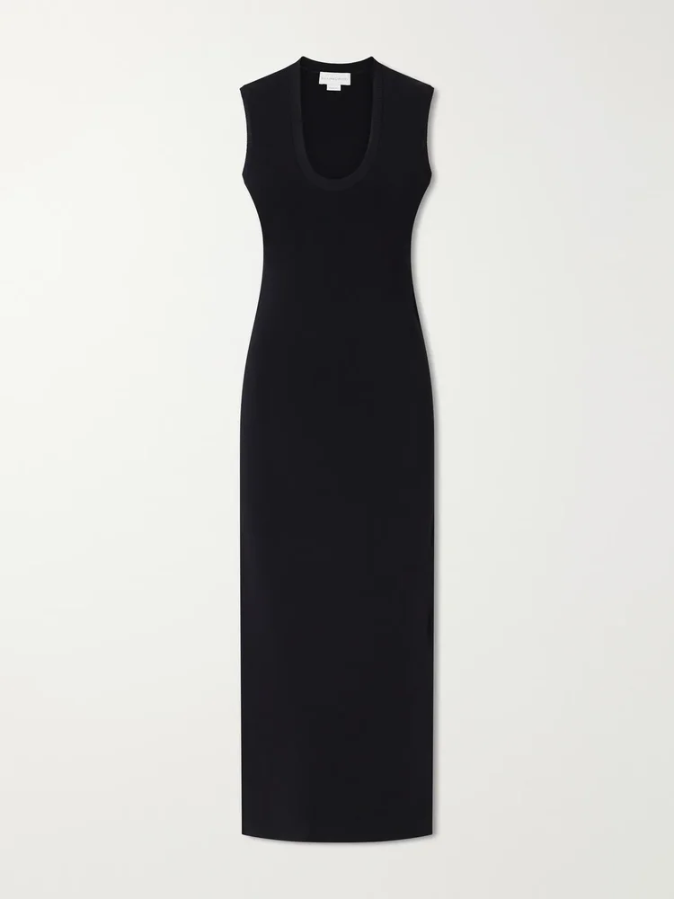jersey midi dress