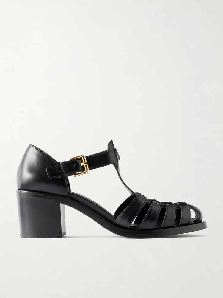 Kelsey 50 woven leather sandals