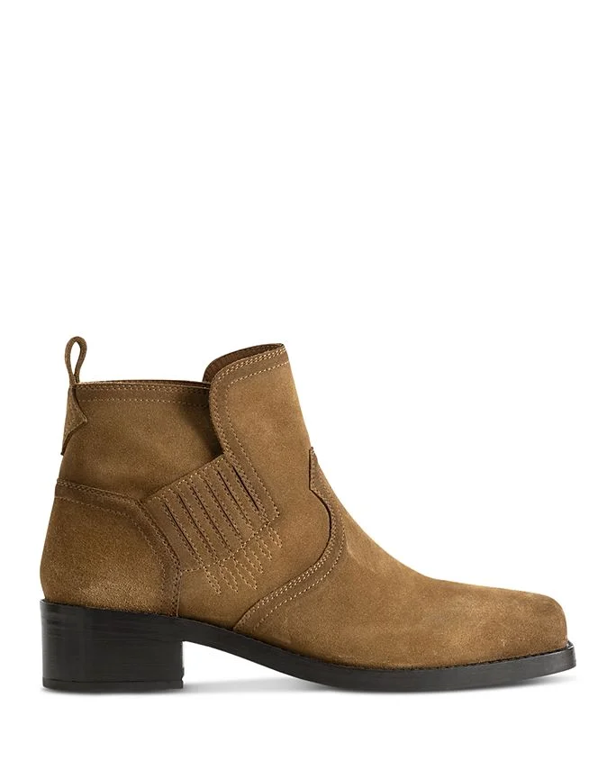 Women's Igata Suede Western Ankle Boots