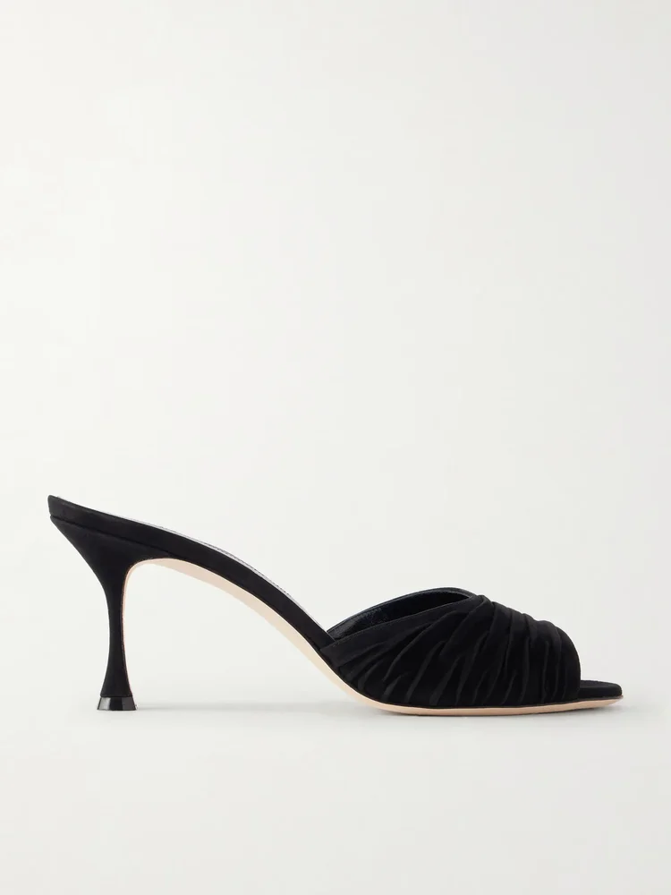Pirua 70 suede mules