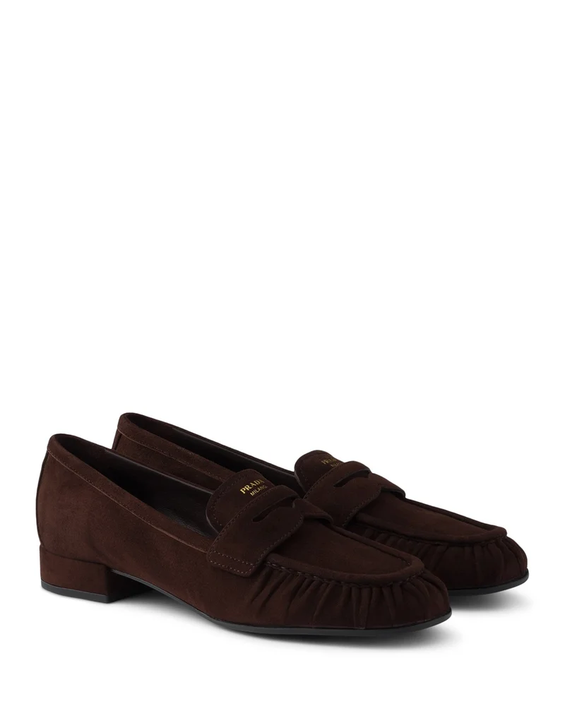 Suede Loafers