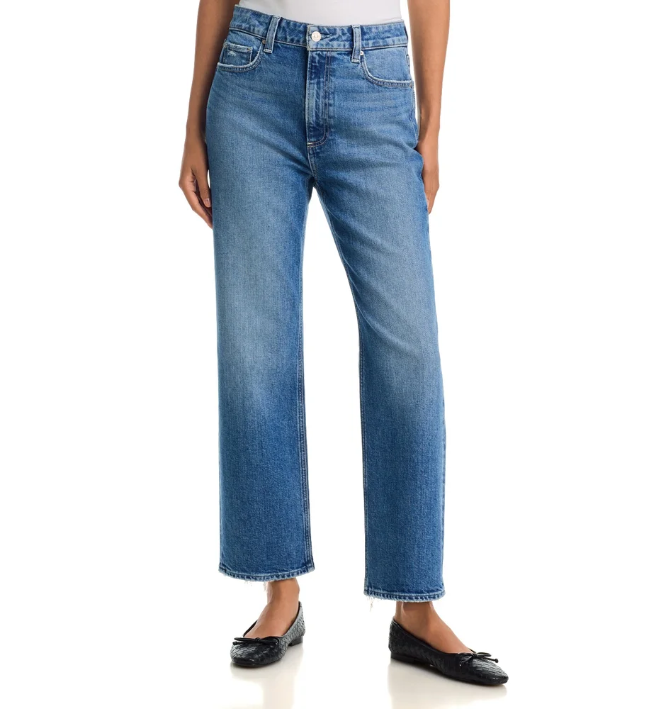 Stevie High Rise Straight Leg Ankle Jeans