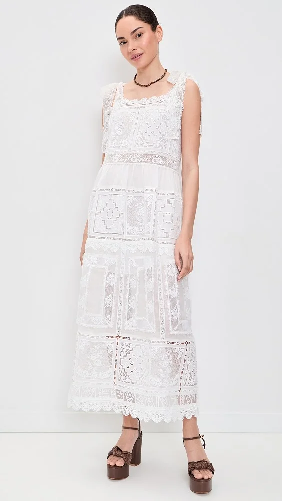 Aster Lace Trim Slip Dress