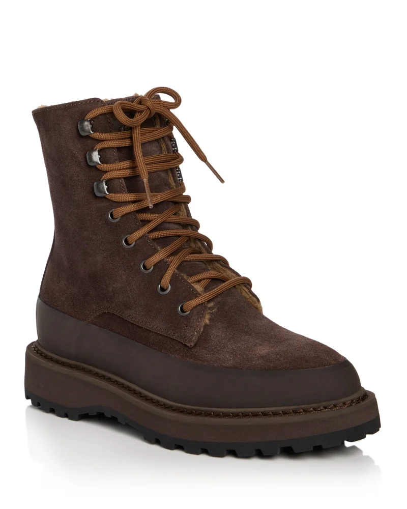 Dolomite Shearling Lined Combat Boots