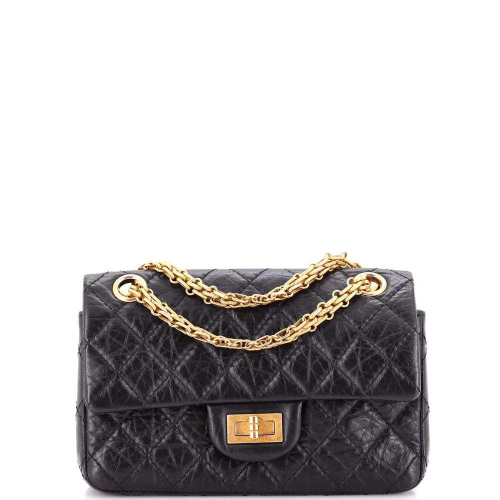 Chanel Reissue 2.55 Flap Bag Quilted Aged Calfskin Mini