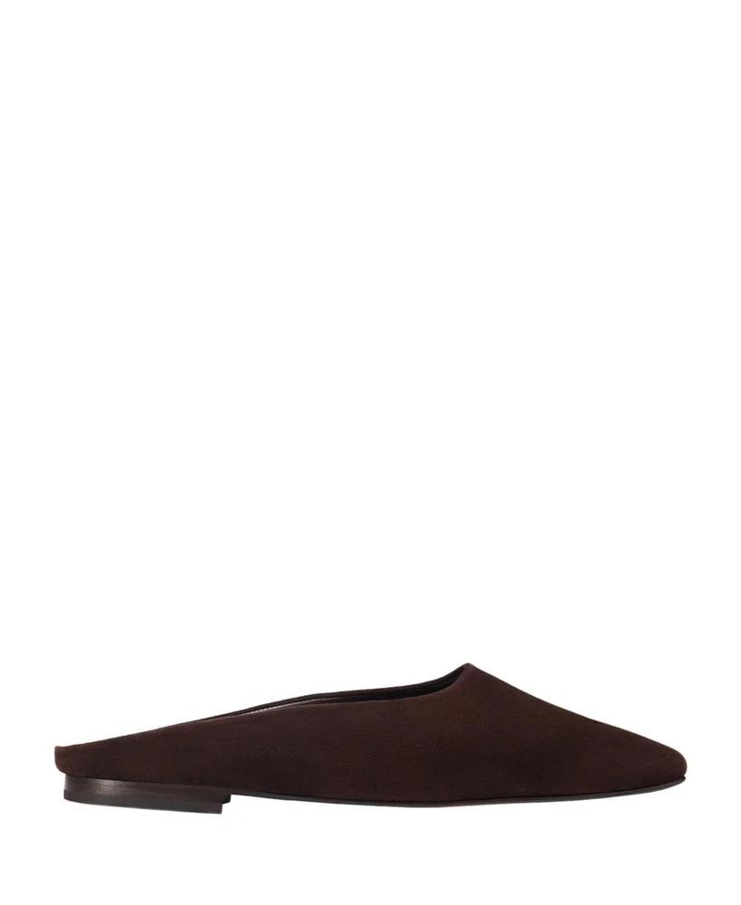 The Clara Flats, Espresso Suede