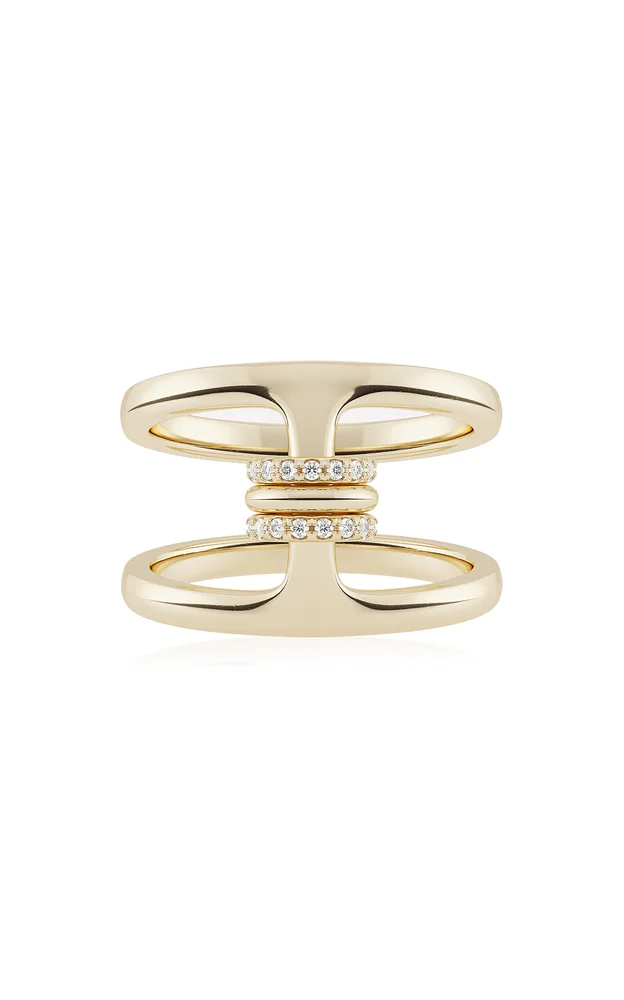 Hoorsenbuhs Collab 18k Yellow Gold And Diamond Ring