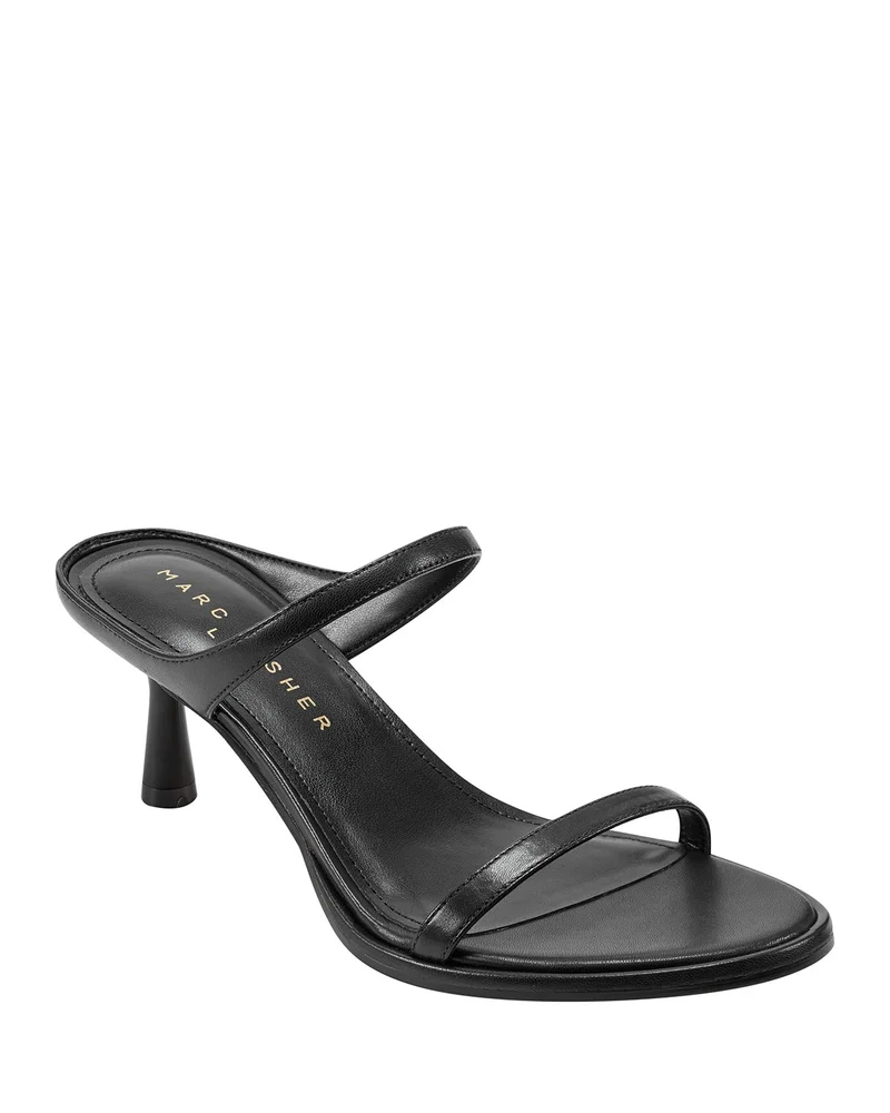 Women's Alonde Leather High Heel Slide Sandals