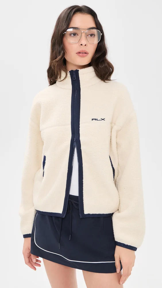 Vintage Polar Fleece Knit Jacket