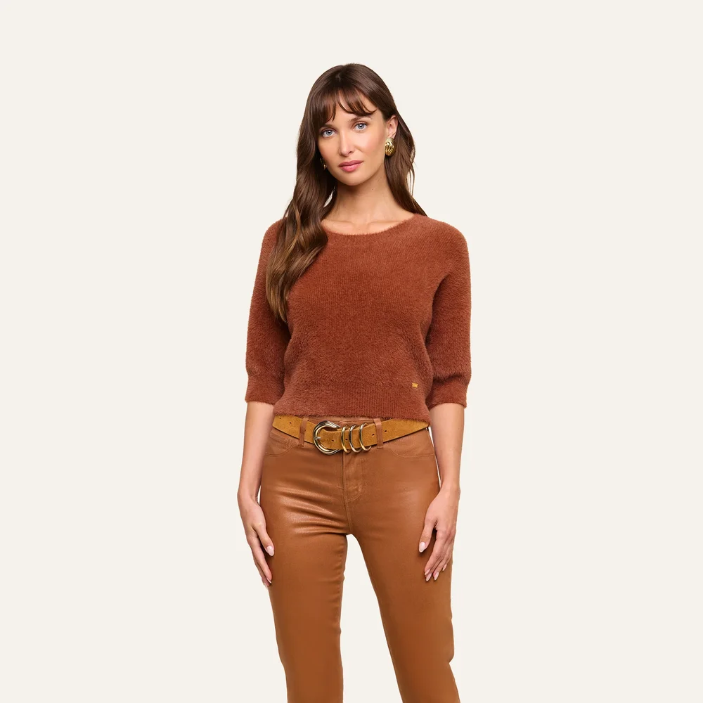 L'AGENCE Guinevere Cropped Pullover