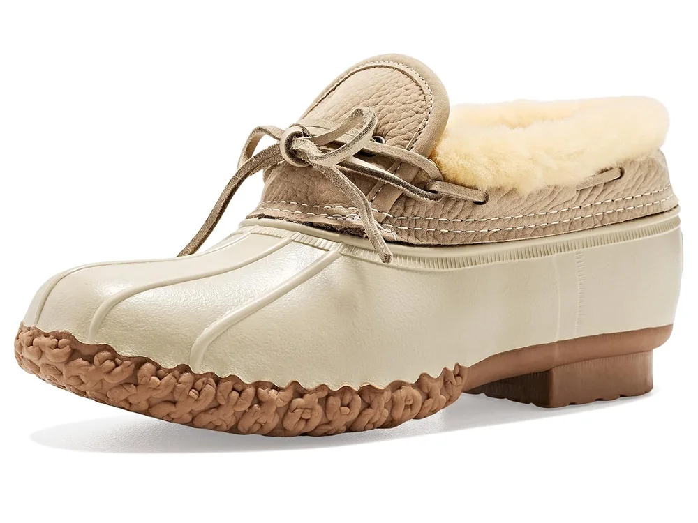 Bean Boots Rubber Moc Shearling-Lined