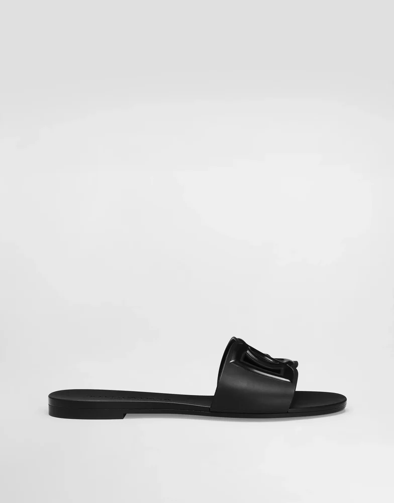 Rubber beachwear sliders