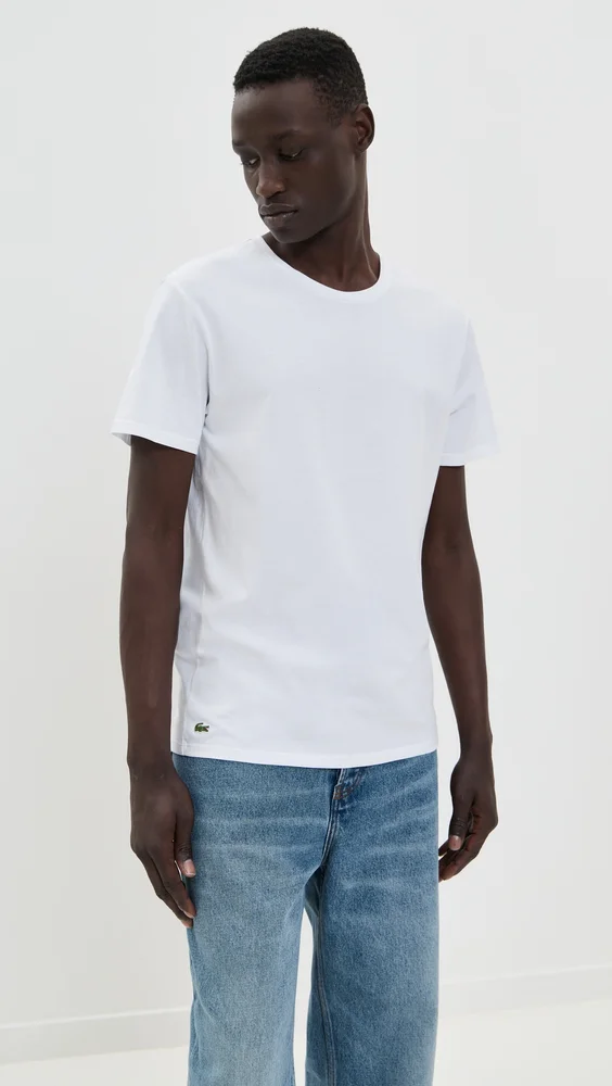 Cotton Undershirt Crew Tee 3 Pack (White)