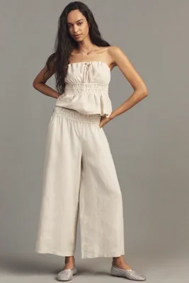 Somerset Linen Pull-On Pants