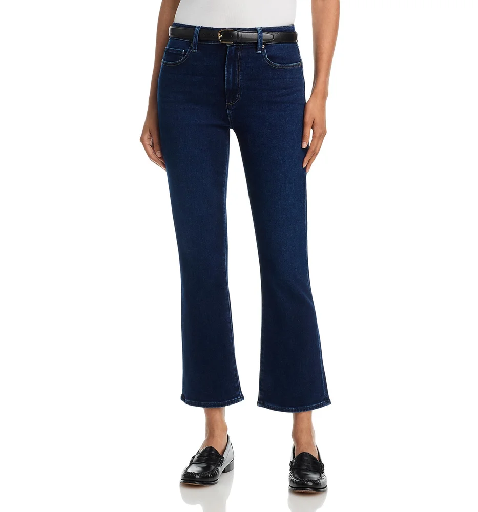 Mason Mid Rise Cropped Bootcut Jeans