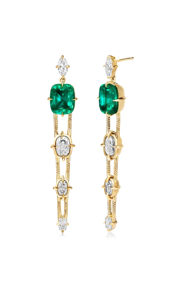 18k Yellow Gold Ita Earrings