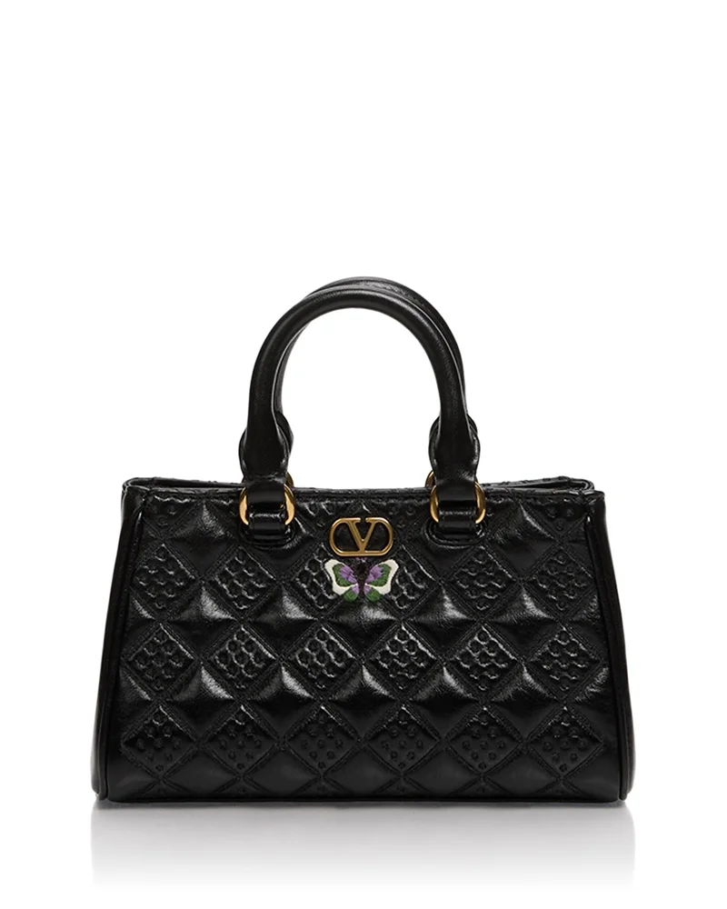 VLogo Quilted Leather Mini Bag