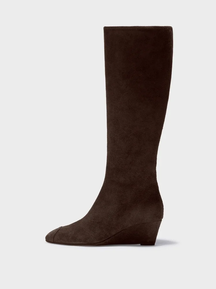 Hana Knee-High Suede Boot