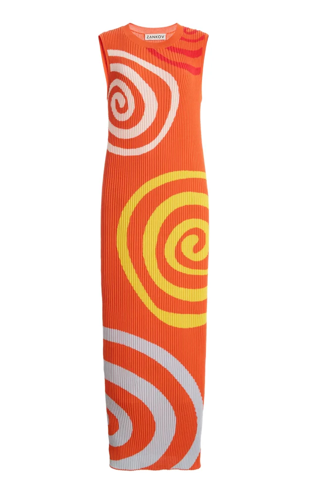 Rochelle Cotton-Blend Midi Dress