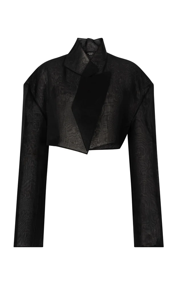 Tailored Sheer Silk Jacket