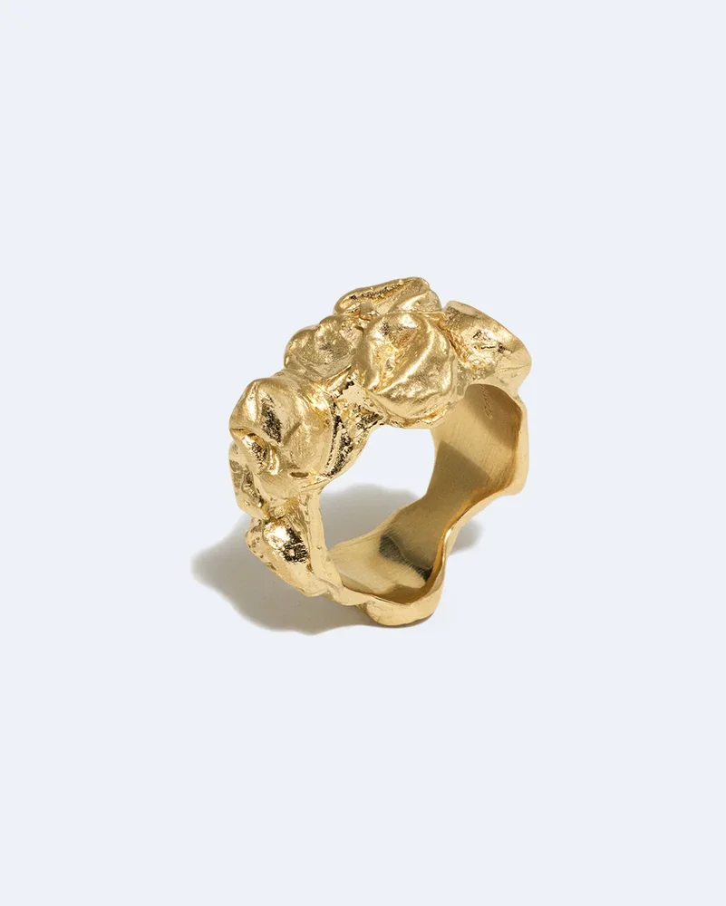 Bubble Gold Vermeil Ring