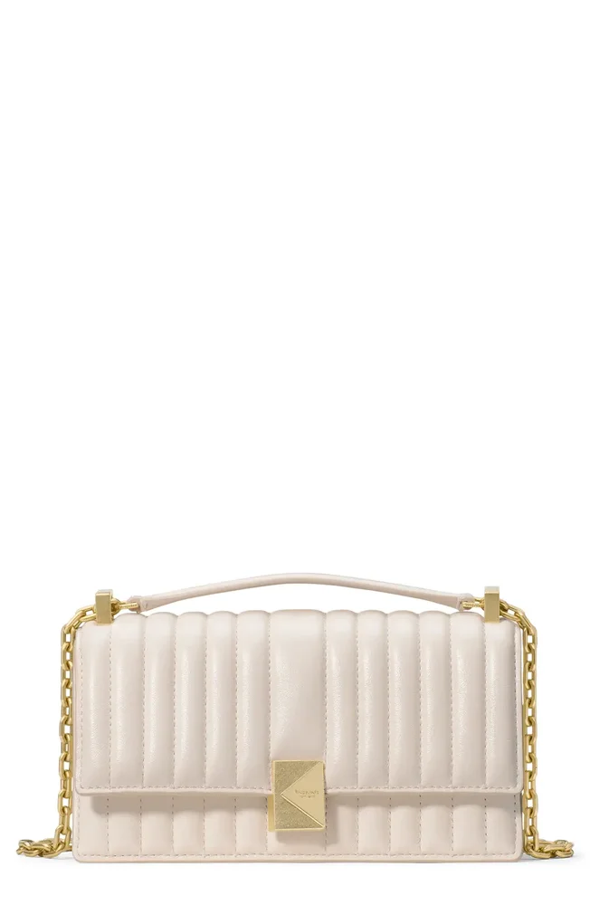 Mini Deco Quilted Leather Convertible Crossbody Bag