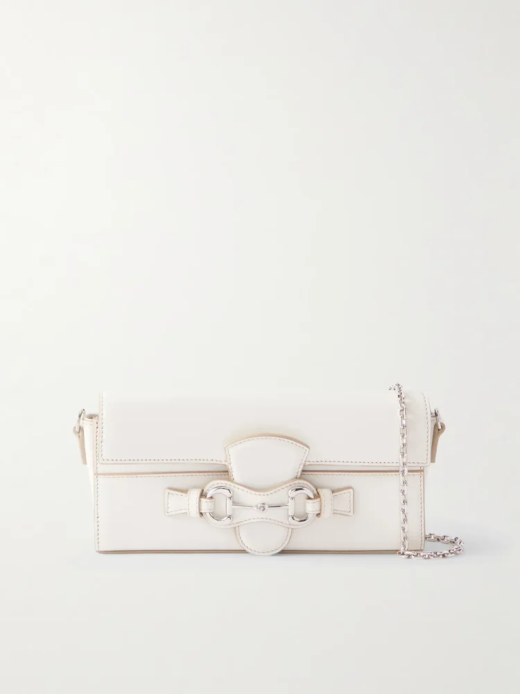 Gucci Ristretto embellished leather shoulder bag