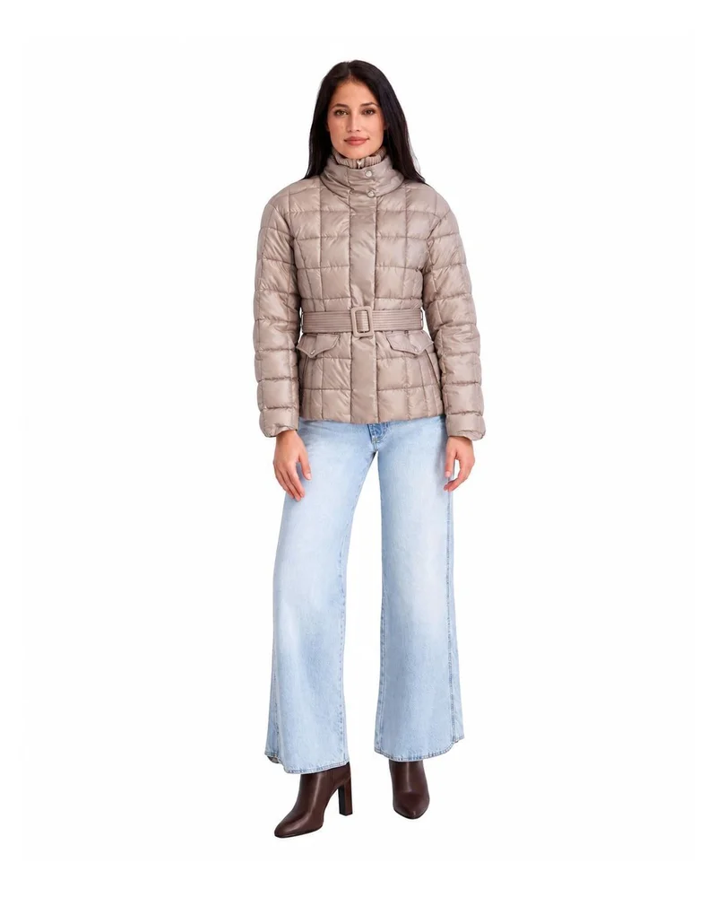 Women's Quilted Funnel-Neck Puffer Jacket
