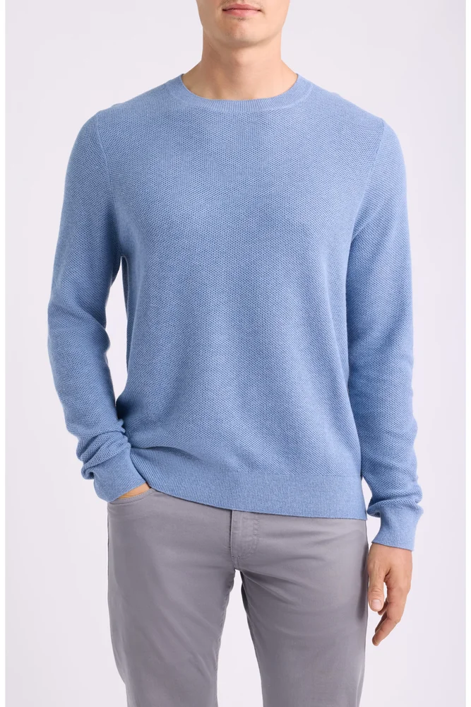Cotton & Cashmere Crewneck Sweater